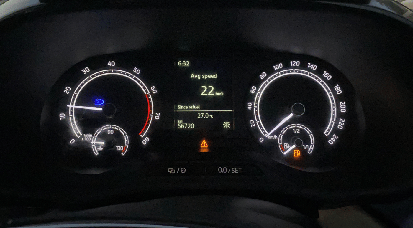 2023 Skoda SLAVIA AMBITION 1.0L TSI MT, Petrol, Manual, 56,705 km, Odometer Image