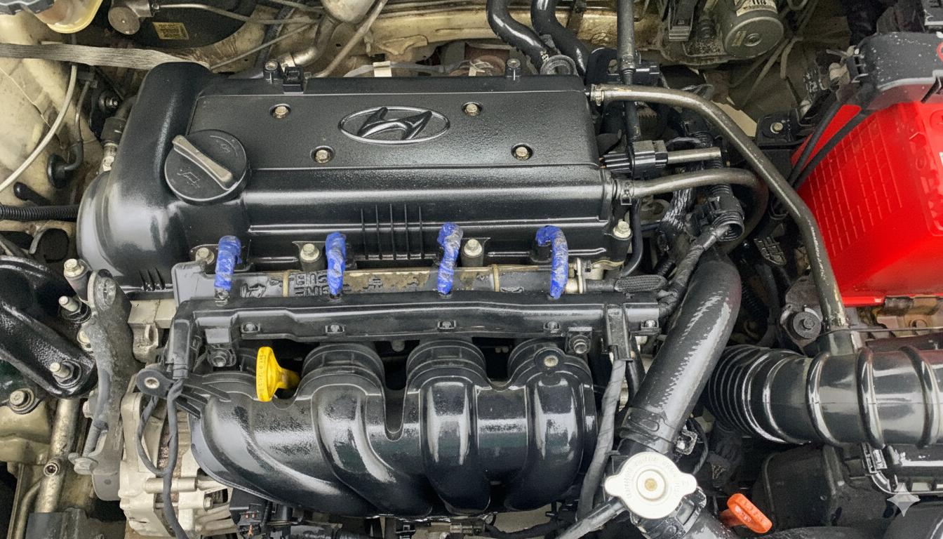 2013 Hyundai Verna FLUIDIC VTVT 1.6 EX AT, Petrol, Automatic, 92,859 km, Engine View