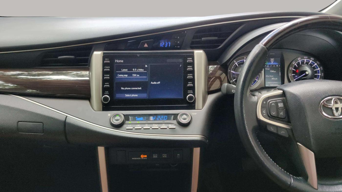 2022 Toyota Innova Crysta 2.4 ZX AT 7 STR, Diesel, Automatic, 1,05,299 km, Air Conditioner