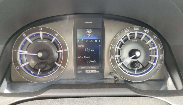 2022 Toyota Innova Crysta 2.4 ZX AT 7 STR, Diesel, Automatic, 1,05,299 km, Odometer Image