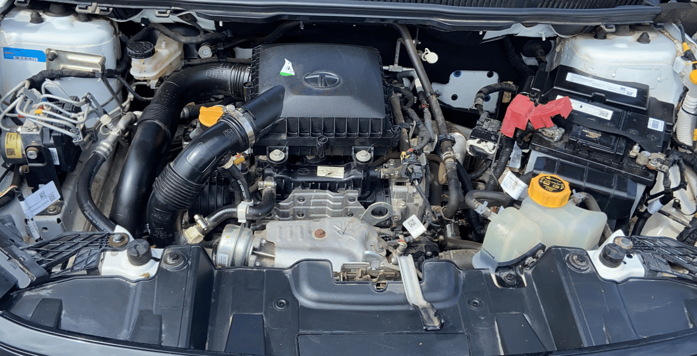 2023 Tata NEXON PURE 1.2 PETROL, Petrol, Manual, 4,145 km, Engine View