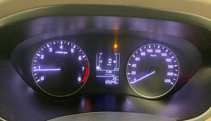 2016 Hyundai Elite i20 SPORTZ 1.2, Petrol, Manual, 1,25,222 km, Odometer Image
