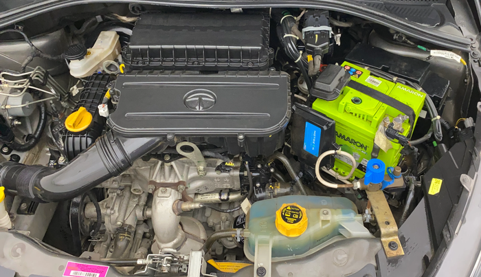 2021 Tata TIGOR XZ PLUS PETROL, CNG, Manual, 46,024 km, Engine View - Left