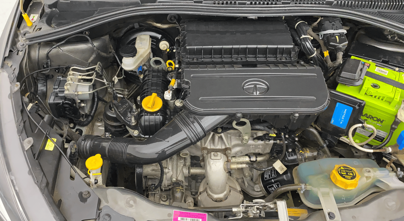 2021 Tata TIGOR XZ PLUS PETROL, CNG, Manual, 46,024 km, Engine View - Right