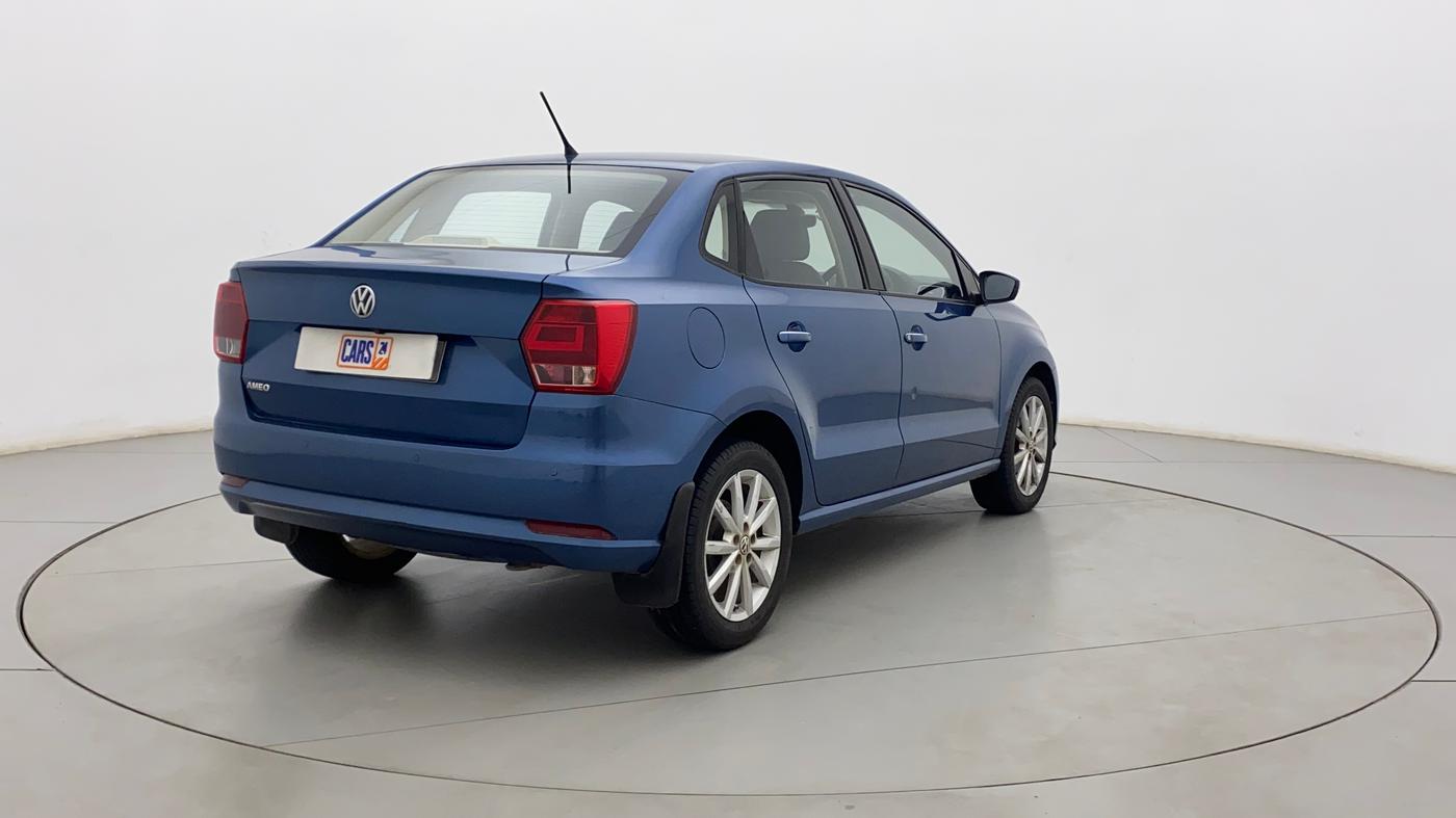 2017 Volkswagen Ameo HIGHLINE1.2L PLUS 16 ALLOY, Petrol, Manual, 88,288 km, Right Back Diagonal