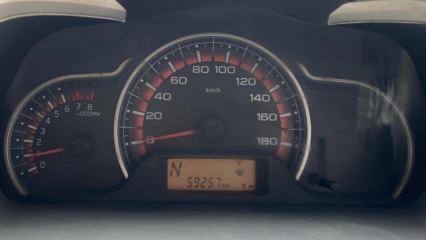 2016 Maruti Alto K10 VXI AMT, Petrol, Automatic, 59,257 km, Odometer Image