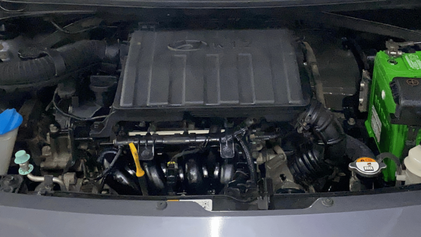 2015 Hyundai Grand i10 SPORTZ 1.2 KAPPA VTVT, Petrol, Manual, 43,563 km, Engine View