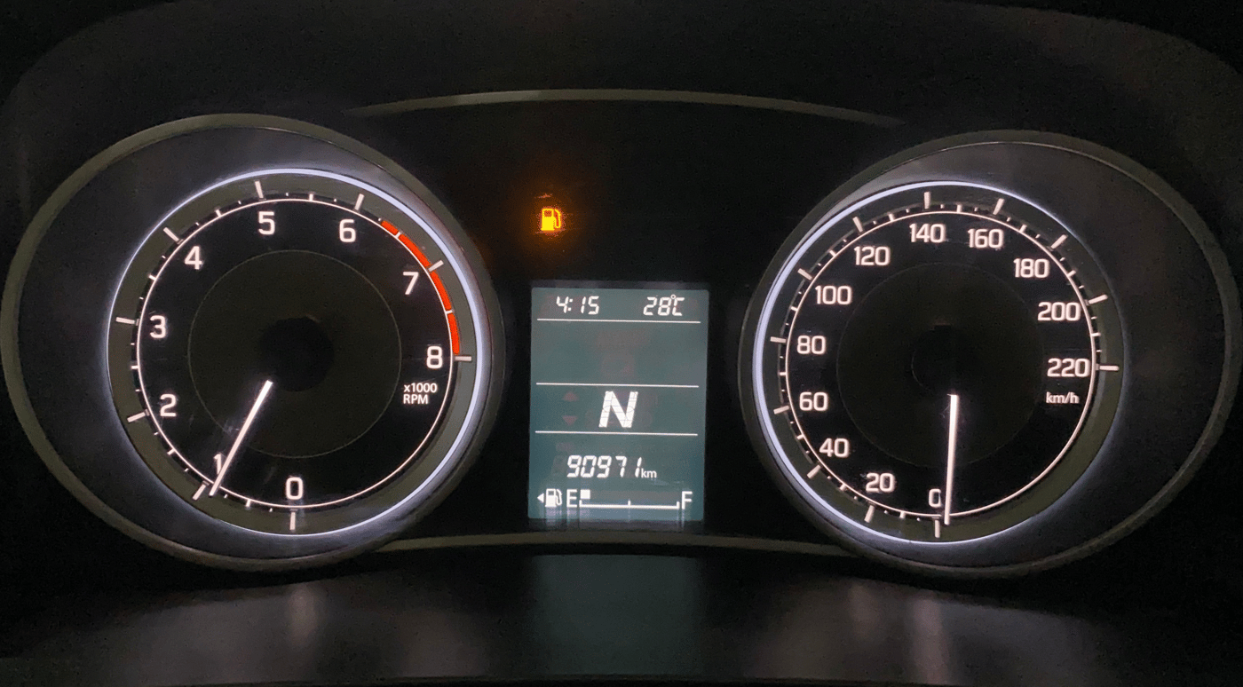 2020 Maruti Dzire VXI AMT, Petrol, Automatic, 91,056 km, Odometer Image