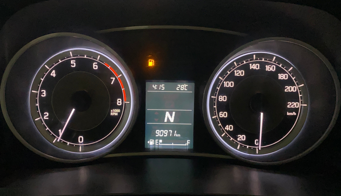 2020 Maruti Dzire VXI, Petrol, Manual, 90,968 km, Odometer Image