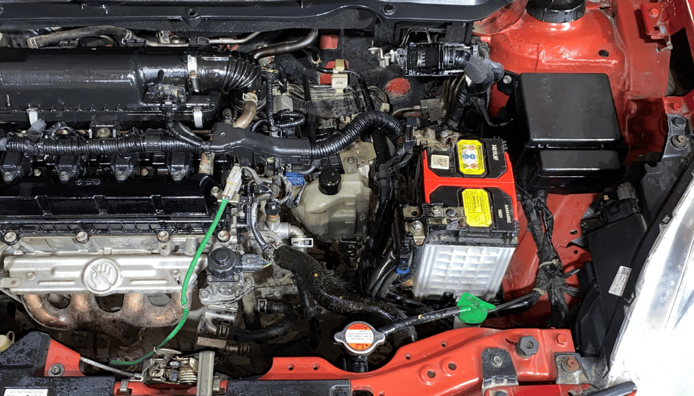 2020 Maruti Dzire VXI AMT, Petrol, Automatic, 91,056 km, Engine View - Left