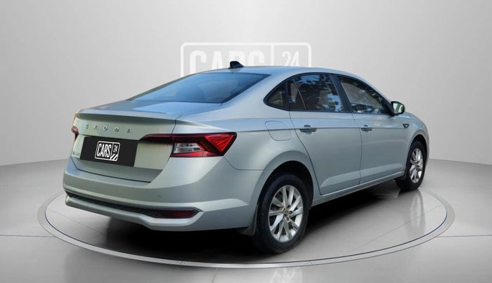 2023 Skoda SLAVIA AMBITION 1.0L TSI AT, Petrol, Automatic, 16,809 km, Right Back Diagonal