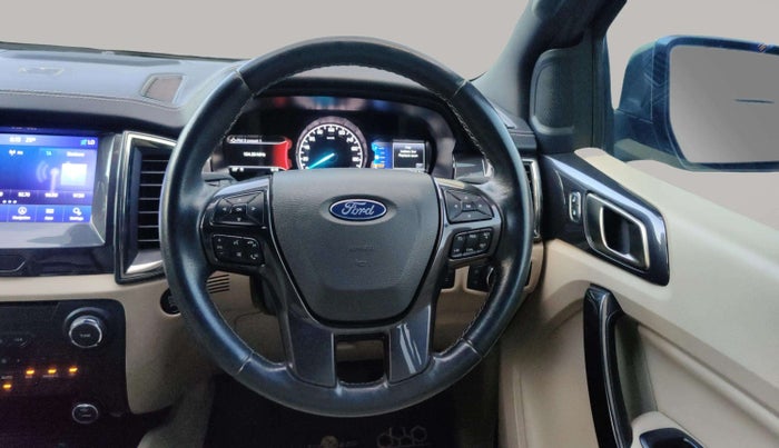 2021 Ford Endeavour TITANIUM PLUS 2.0 4X2 AT SUNROOF, Diesel, Automatic, 38,954 km, Steering Wheel Close Up