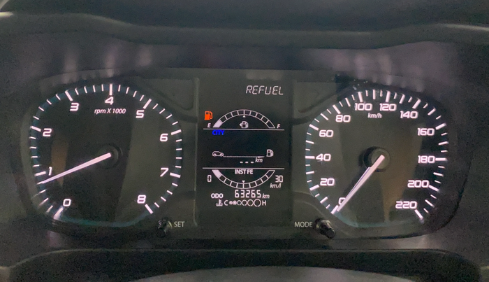 2021 Tata ALTROZ XT I-TURBO PETROL, Petrol, Manual, 63,245 km, Odometer Image