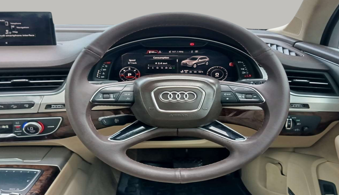 2016 Audi Q7 45 TDI TECHNOLOGY PLUS SUNROOF, Diesel, Automatic, 99,551 km, Steering Wheel Close Up