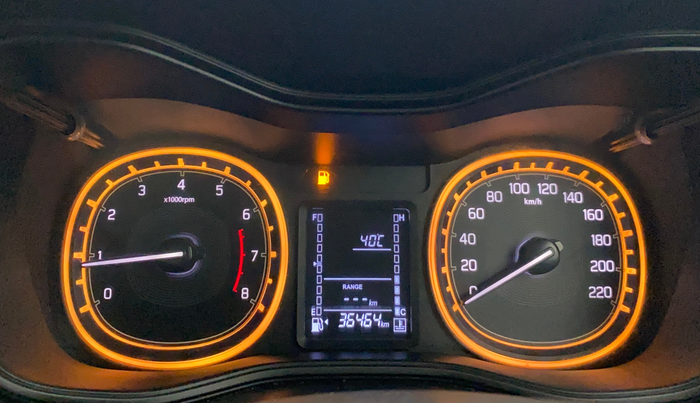 2021 Maruti Vitara Brezza ZXI, Petrol, Manual, 36,443 km, Odometer Image