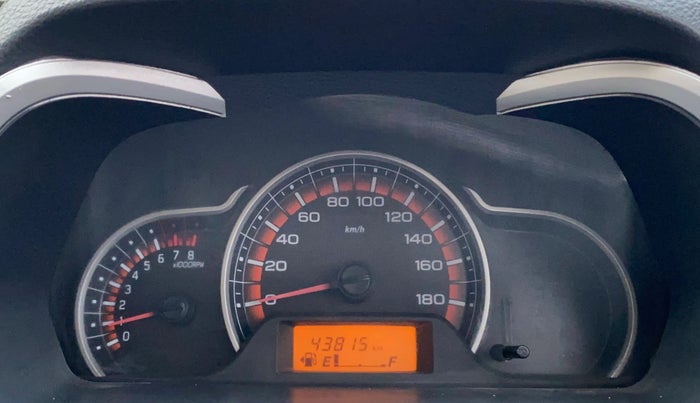 2016 Maruti Alto K10 VXI, Petrol, Manual, 43,818 km, Odometer Image