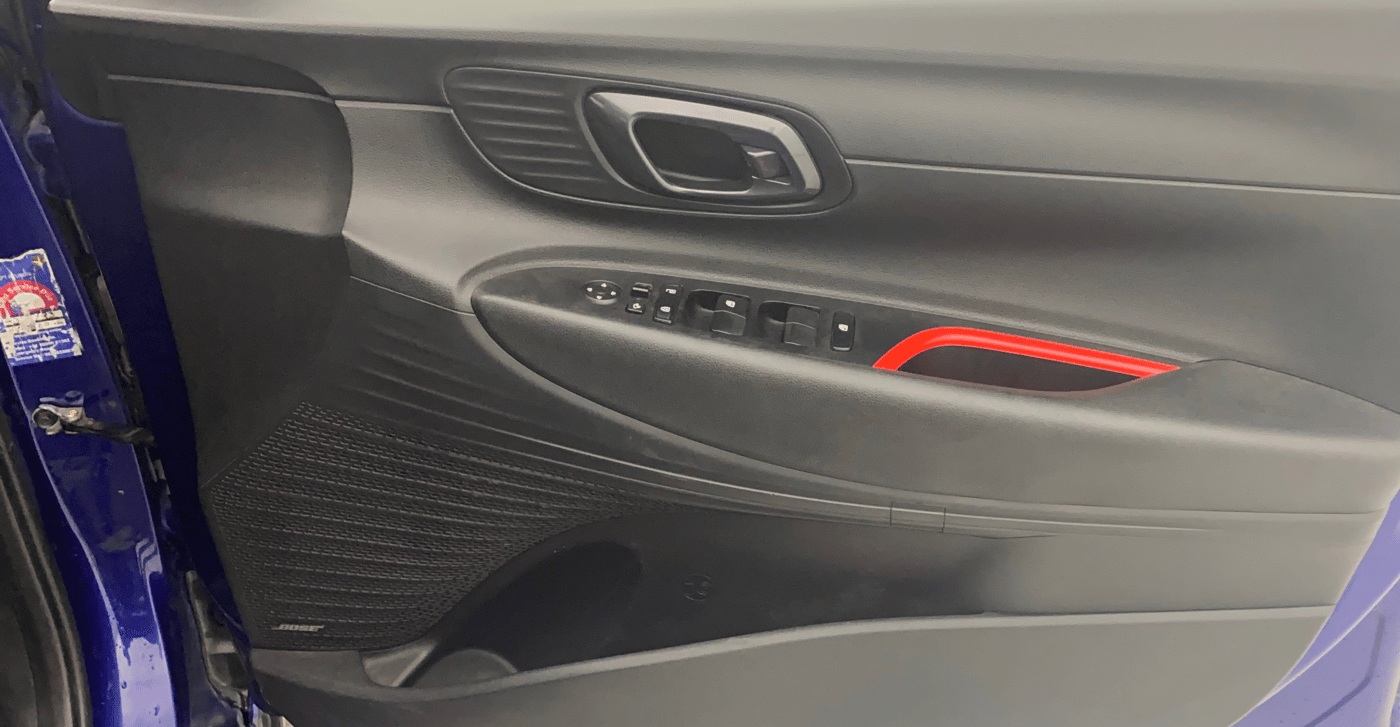 2021 Hyundai NEW I20 N LINE N8 1.0 TURBO GDI IMT DUAL TONE, Petrol, Manual, 39,410 km, Driver Side Door Panels Control