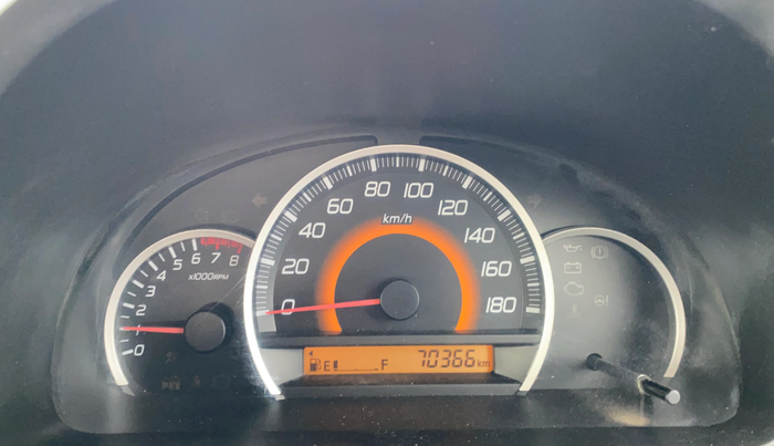 2015 Maruti Wagon R 1.0 VXI, Petrol, Manual, 70,351 km, Odometer Image