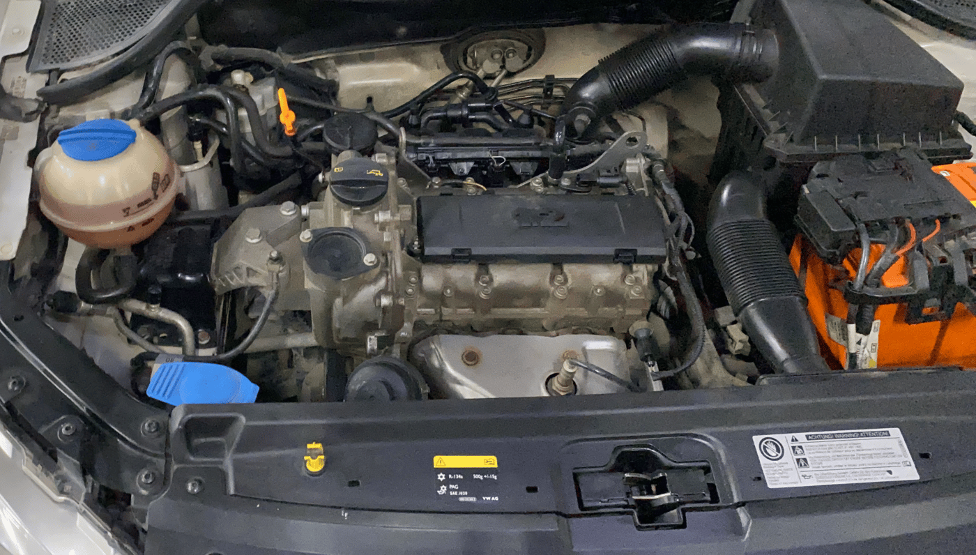 2014 Volkswagen Polo COMFORTLINE 1.2L PETROL, Petrol, Manual, 75,582 km, Engine View - Right