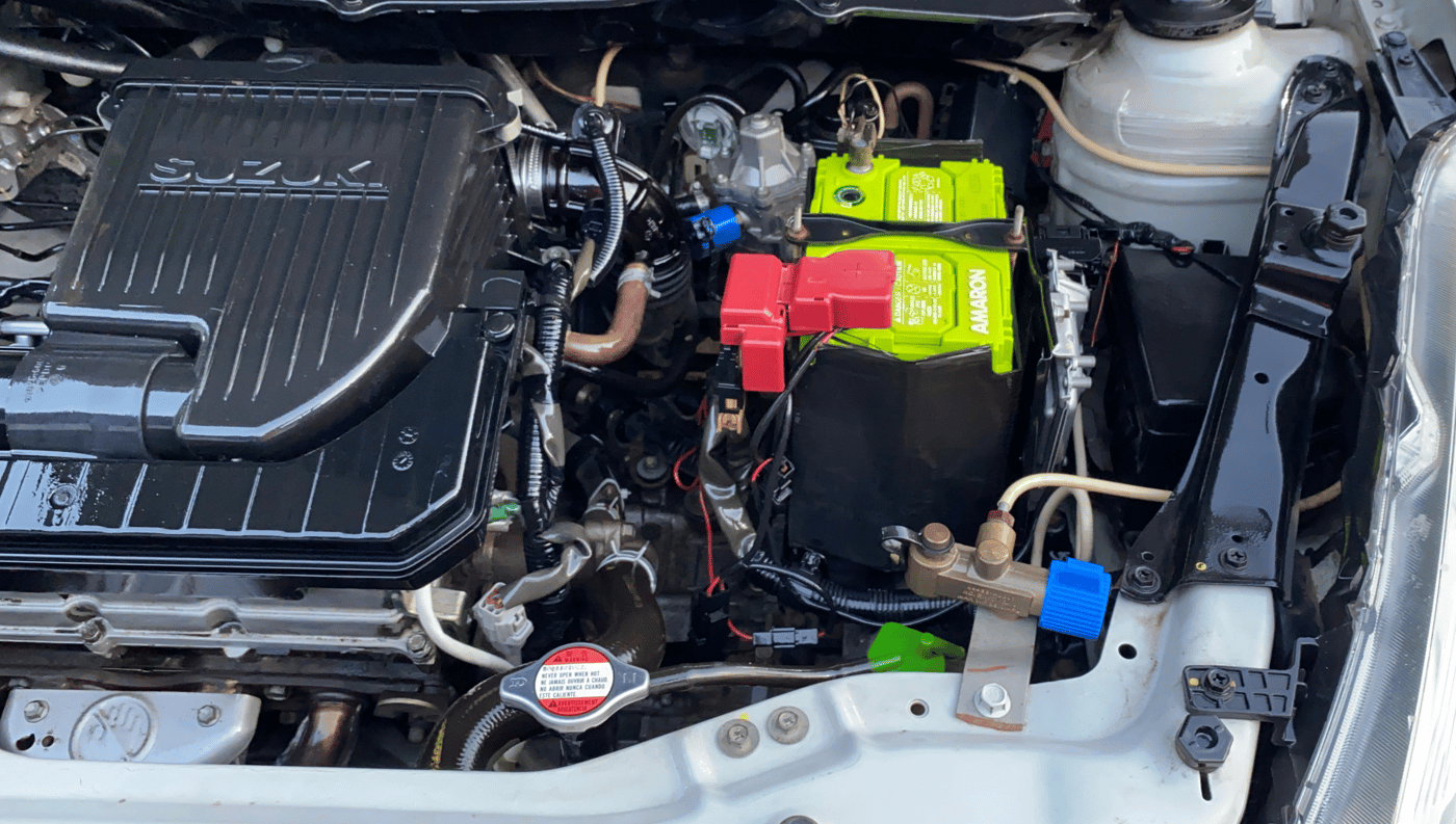2014 Maruti Swift Dzire LXI, CNG, Manual, 67,340 km, Engine View - Left