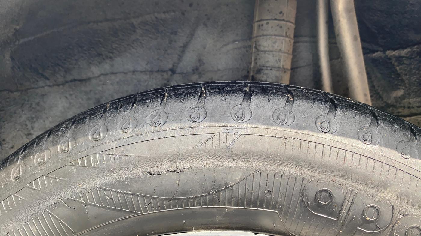 2021 Datsun Go Plus T, Petrol, Manual, Left Rear Tyre Tread