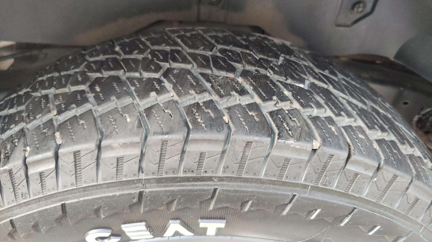 2023 Mahindra Thar LX D AT 4WD HT, Diesel, Automatic, 23,107 km, Left Rear Tyre Tread