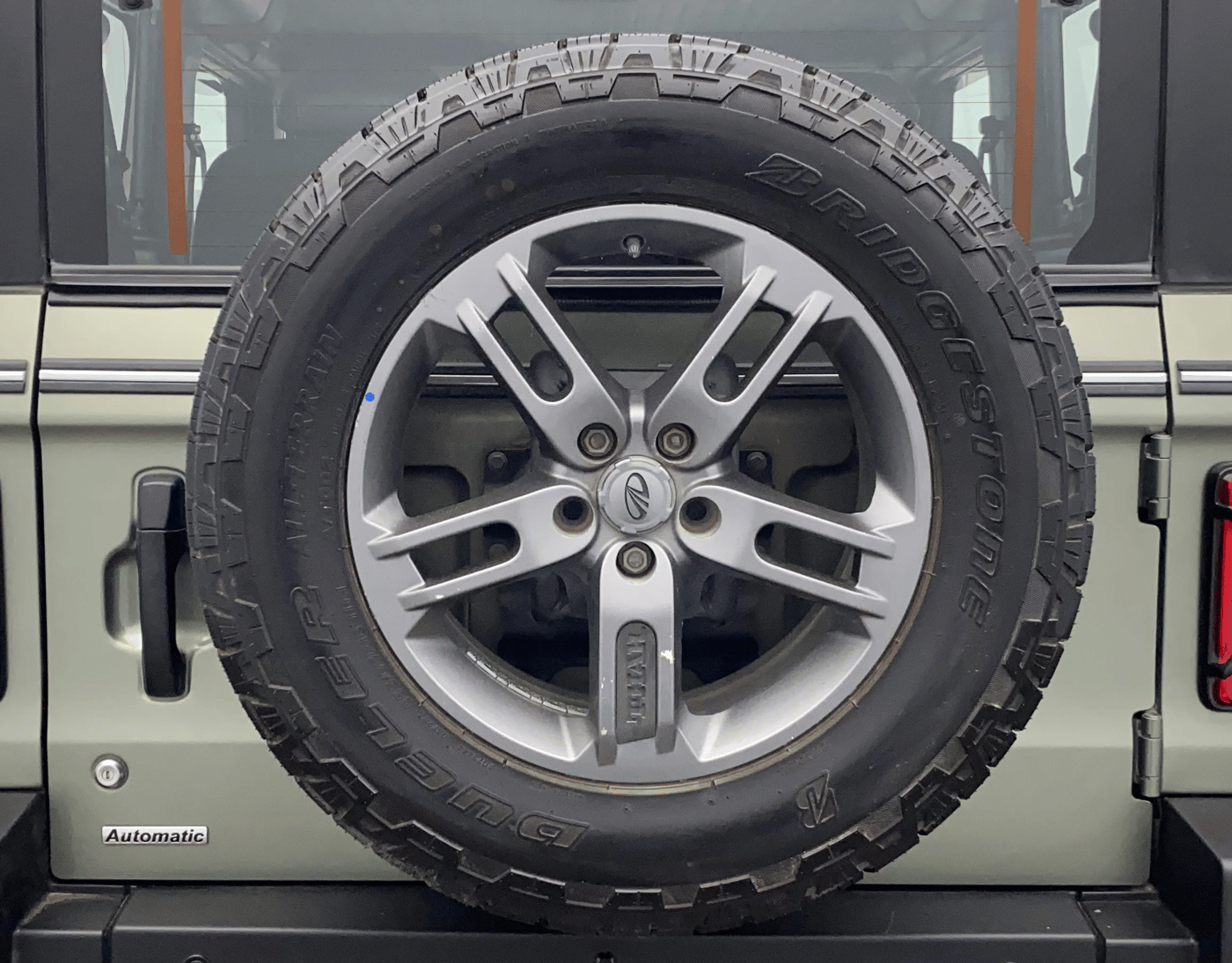 2021 Mahindra Thar LX PETROL HT 4WD AT, Petrol, Automatic, 81,634 km, Spare Tyre