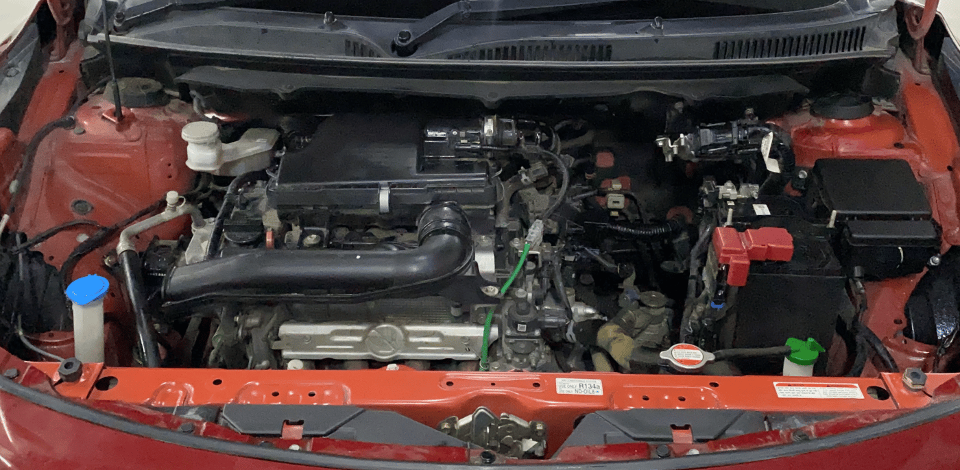 2022 Toyota Glanza V, Petrol, Manual, 32,320 km, Engine View