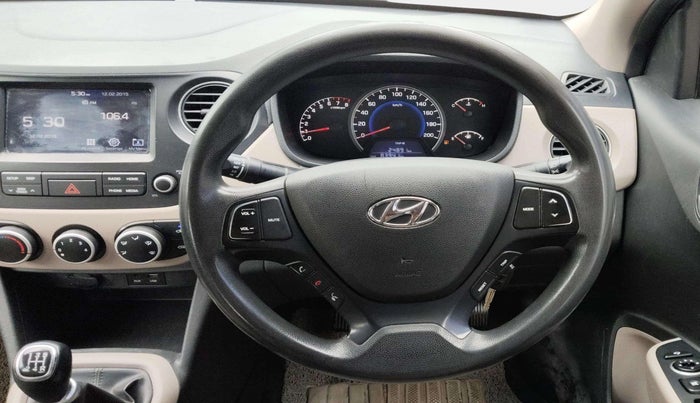 2019 Hyundai Grand i10 SPORTZ 1.2 KAPPA VTVT, Petrol, Manual, 83,941 km, Steering Wheel Close Up