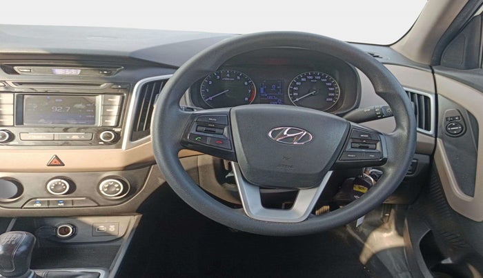 2017 Hyundai Creta E PLUS 1.6 PETROL, Petrol, Manual, 1,08,968 km, Steering Wheel Close Up