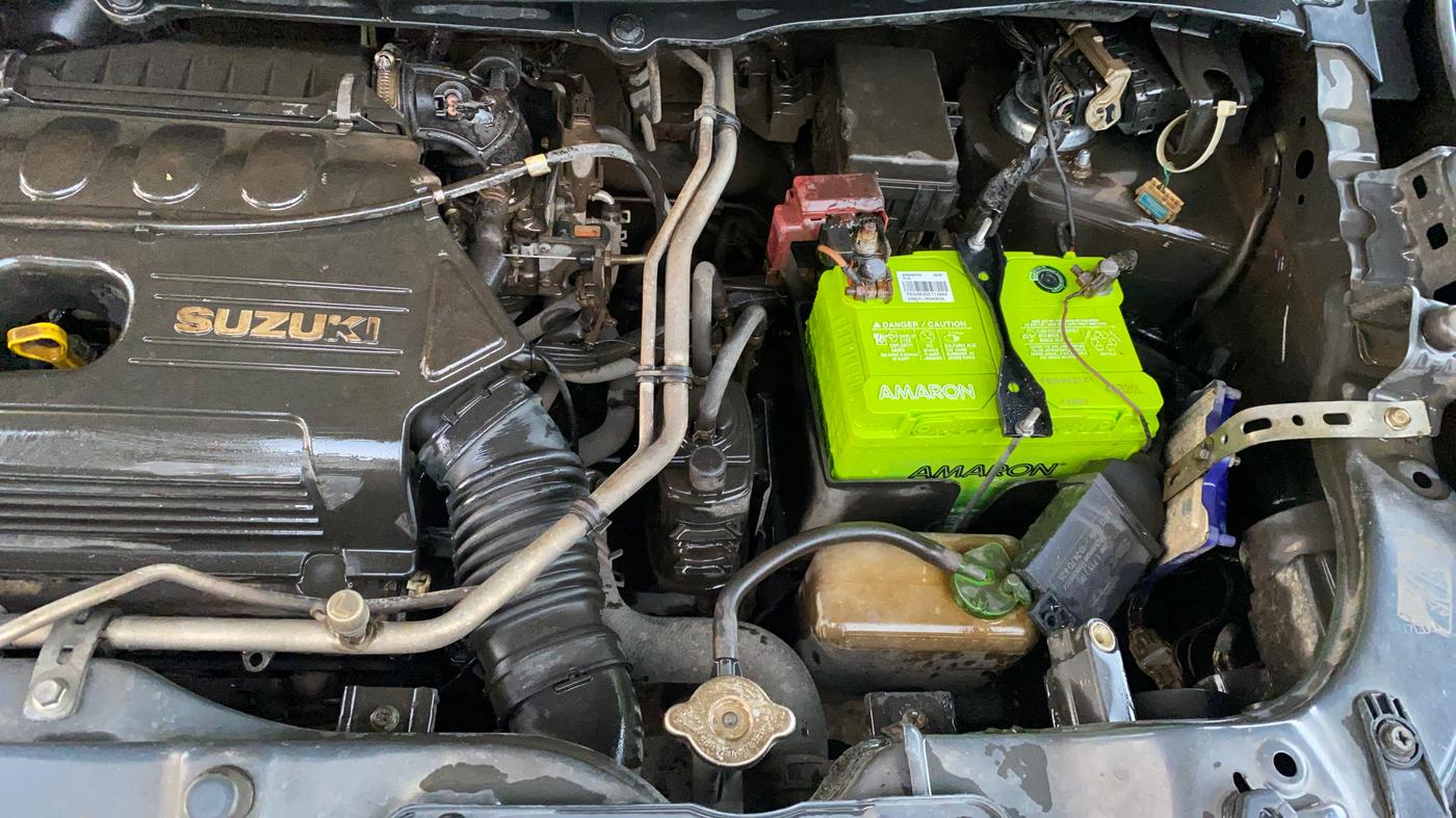 2014 Maruti Wagon R Stingray VXI, CNG, Manual, 1,31,731 km, Engine View - Left