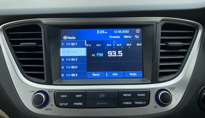 2019 Hyundai Verna 1.6 SX VTVT (O), Petrol, Manual, 30,979 km, Infotainment System