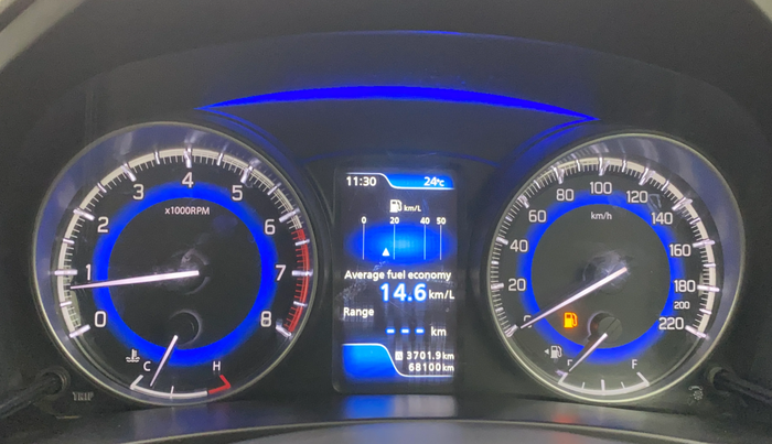 2016 Maruti Baleno ALPHA PETROL 1.2, Petrol, Manual, 68,054 km, Odometer Image