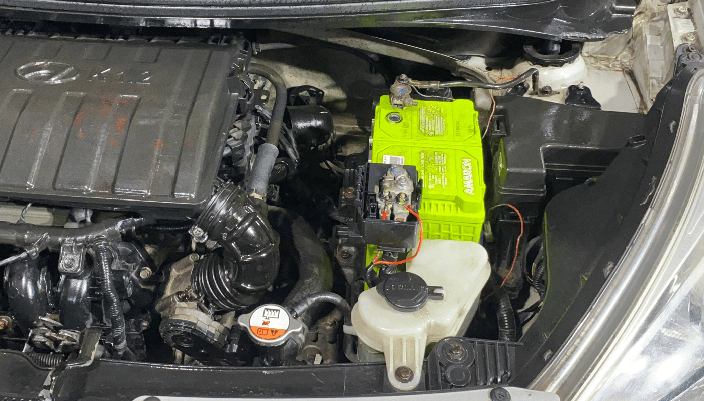 2016 Hyundai Xcent BASE 1.2, Petrol, Manual, 48,524 km, Engine View - Left