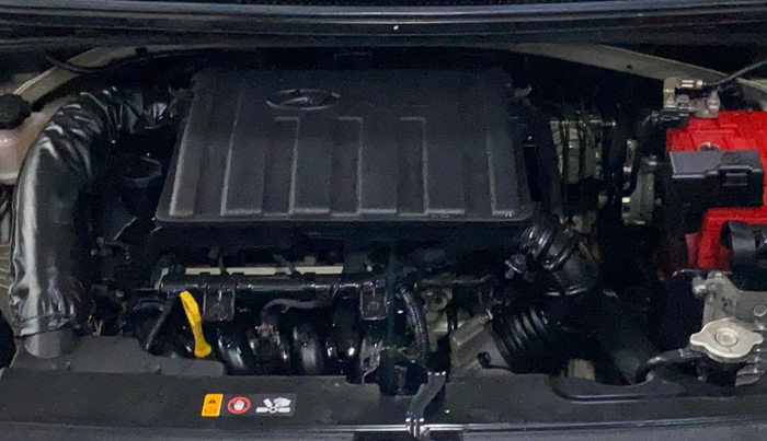 2020 Hyundai AURA SX PLUS 1.2 AMT, Petrol, Automatic, 52,764 km, Engine View