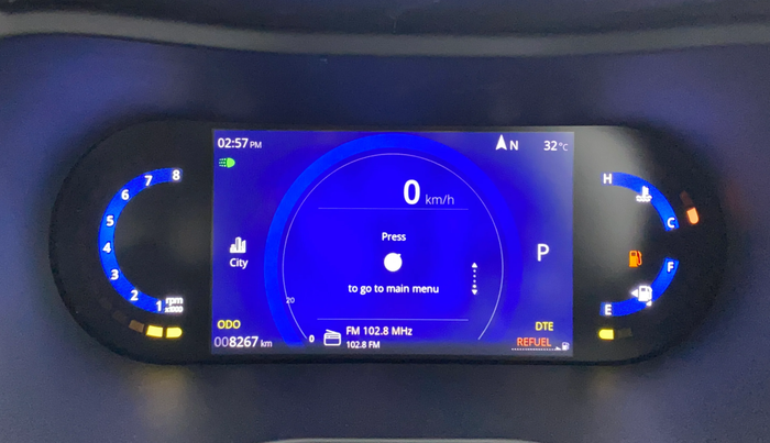 2024 Tata NEXON CREATIVE+ AMT 1.2 PETROL, Petrol, Automatic, 8,327 km, Odometer Image