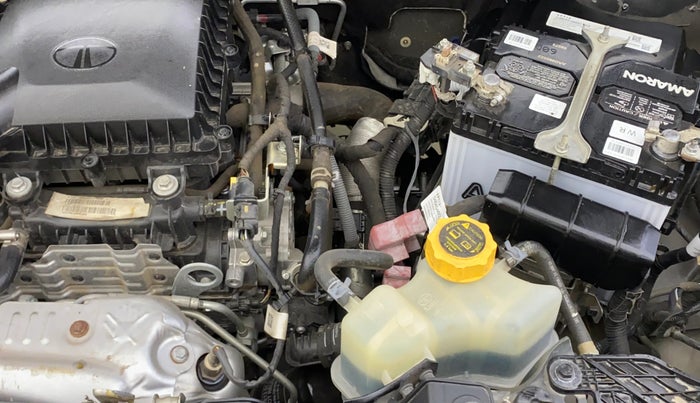 2024 Tata NEXON CREATIVE+ AMT 1.2 PETROL, Petrol, Automatic, 8,327 km, Engine View - Left