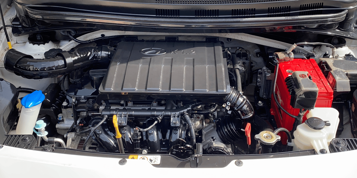 2019 Hyundai Grand i10 SPORTZ AT 1.2 KAPPA VTVT, Petrol, Automatic, 32,576 km, Engine View