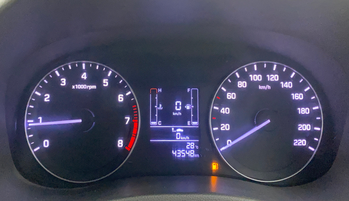 2017 Hyundai Creta SX PLUS 1.6 PETROL, Petrol, Manual, 43,603 km, Odometer Image