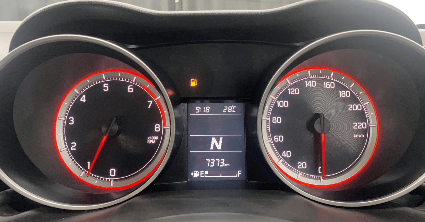 2020 Maruti Swift VXI AMT, Petrol, Automatic, 7,372 km, Odometer Image