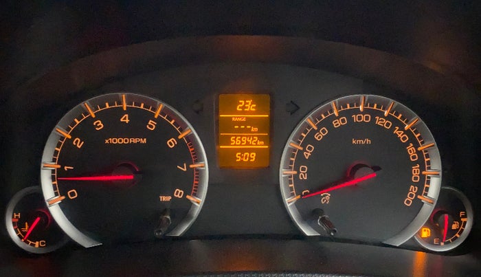 2015 Maruti Swift ZXI, Petrol, Manual, 57,155 km, Odometer Image