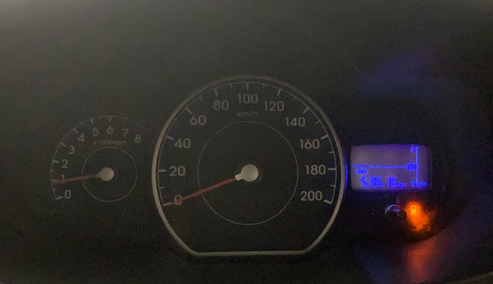 2013 Hyundai i10 MAGNA 1.2, Petrol, Manual, 53,616 km, Odometer Image