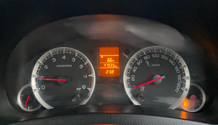 2013 Maruti Swift VXI, Petrol, Manual, 47,030 km, Odometer Image