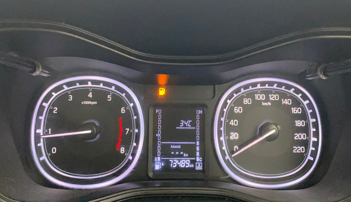 2021 Maruti Vitara Brezza ZXI PLUS, Petrol, Manual, 73,467 km, Odometer Image