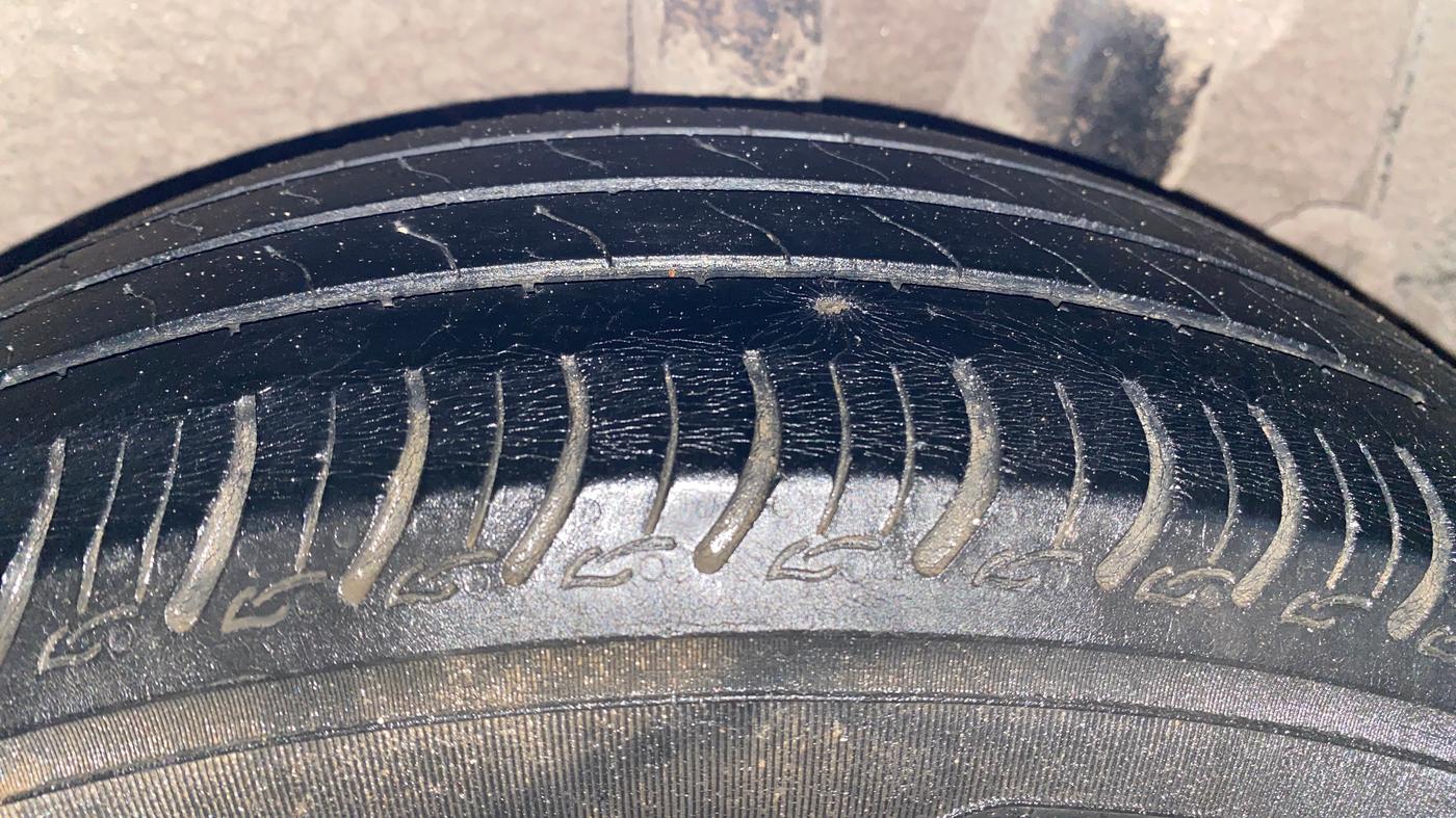 2018 Hyundai Xcent S 1.2, Petrol, Manual, 55,716 km, Left Rear Tyre Tread