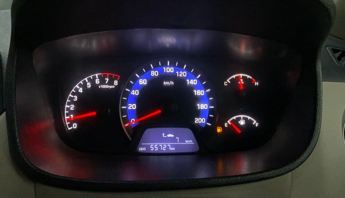 2018 Hyundai Xcent S 1.2, Petrol, Manual, 55,716 km, Odometer Image