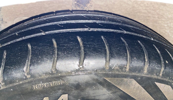 2018 Hyundai Xcent S 1.2, Petrol, Manual, 55,716 km, Right Rear Tyre Tread