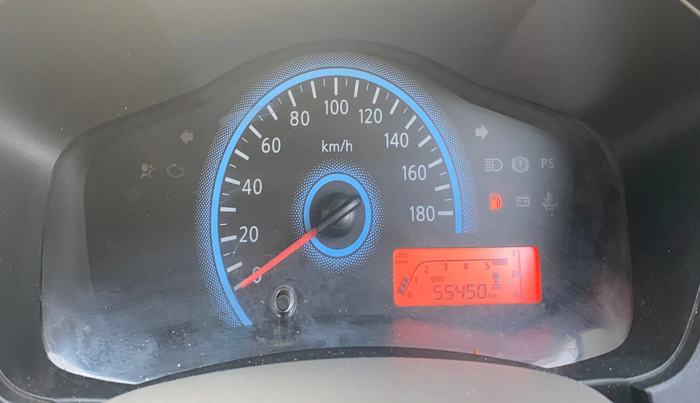 2017 Datsun Redi Go T (O), Petrol, Manual, 55,449 km, Odometer Image