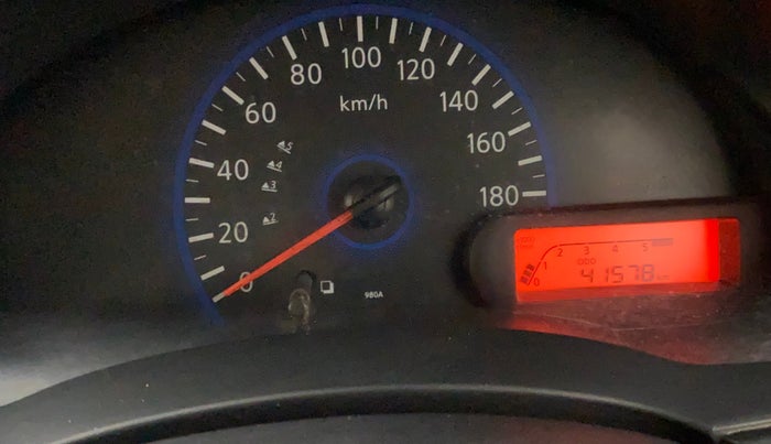 2018 Datsun Redi Go T(O) 1.0, Petrol, Manual, 41,537 km, Odometer Image
