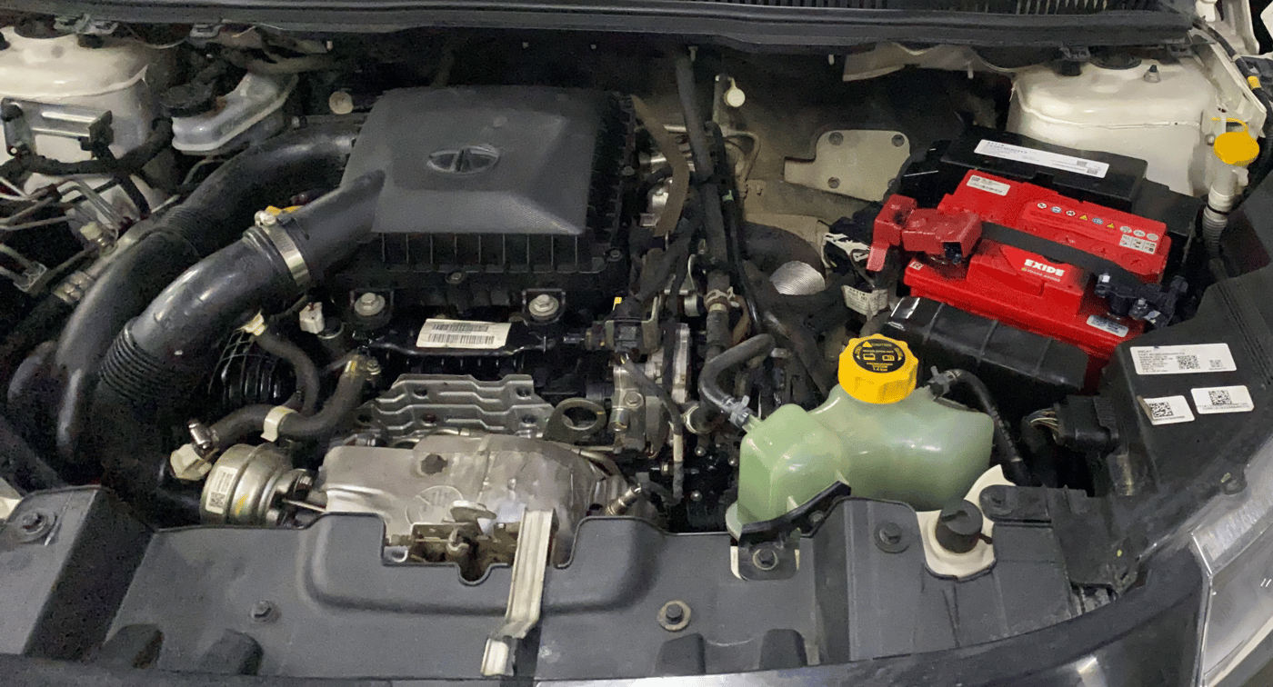 2020 Tata NEXON XZ PETROL, Petrol, Manual, 57,211 km, Engine View - Left